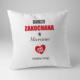 Koszulkowy Produkt personalizowany - Bardzo zakochana w... - poduszka z nadrukiem 2
