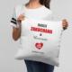 Koszulkowy Produkt personalizowany - Bardzo zakochana w... - poduszka z nadrukiem 3