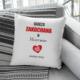 Koszulkowy Produkt personalizowany - Bardzo zakochana w... - poduszka z nadrukiem 4