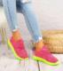 Pantofelek24 Damskie buty sportowe trampki Fuksja /F5-3 4334 S171/ 40 2