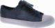 Pantofelek24 Granatowe zamszowe trampki z kokardą /E2-2 9358 S195/ 39 4
