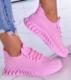 Pantofelek24 Wsuwane różowe buty sportowe /E3-3 11874 T391/ 38 1