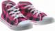 Pantofelek24 Wysokie damskie trampki z tkaniny w kratkę FUKSJA /E5-2 7629 S097/ 41 3
