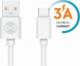 Kabel USB Techonic TelForceOne Forever kabel USB - USB-C 1,0 m 3A biały 1