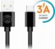 Kabel USB Techonic USB-A - USB-C 1 m Czarny (8_2264831) 1