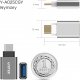 Adapter USB Unitek USB-C - USB Srebrny  (Y-A025CGY) 7