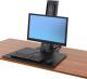 Ergotron WorkFit-SR na 1 monitor Czarny (33-415-085) 4