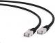 Gembird RJ-45/RJ-45 kat.6a S/FTP Czarny 0.5m (PP6A-LSZHCU-BK-0.5M) 1