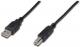 Kabel USB Digitus USB-A - micro-B 1.8 m Czarny (AK-300102-018-S) 1