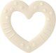 Bibs BIBS BABY BITIE HEART IVORY gryzak dla niemowlaka 1