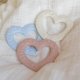 Bibs BIBS BABY BITIE HEART IVORY gryzak dla niemowlaka 1