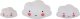 Figurka A Little Lovely Company A Little Lovely Company - zestaw do dekoracji Minis Clouds 1