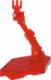 Figurka ACTION BASE 2 SPARKLE CLEAR RED BL 3