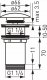 Ferro S285B-BL-B SPUST/KOREK KLIK-KLAK ROTONDO BEZ PRZELEWU DUŻY G5/4 CZARNY BLISTER FERRO // S.SPUST.KLIK-KLAK-F-S285B-BL-B 2