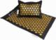4yourhealth 4YH Mata do akupresury z kolcami + poduszka EKO czarno - złota 72cm x 42cm 2