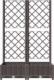 vidaXL vidaXL Donica ogrodowa z kratką, brązowa, 80x40x121,5 cm, PP 4