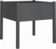 vidaXL vidaXL Donice ogrodowe, 2 szt., szare, 70x70x70 cm, drewno sosnowe 4