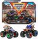 Spin Master Monster Jam 2 ciężarówki zestaw Salvager i Double Decker 1