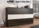 Mobene KOMODA 120 SZAFKA WENGE WYSOKI POŁYSK LAKIER FRONT R120 MOBENE 1