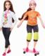 Lalka Barbie Barbie Barbie Olimpijka Skateboarding Tokyo 2020 + Ubranko dla lalki Puma żółte 5
