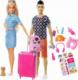 Lalka Barbie Barbie Mattel Zestaw Barbie i Ken w podróży + akcesoria 1