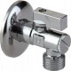 Hydroland ZAWÓR KĄT.KUL.1/2"-3/4" Z FILTREM I ROZETĄ H. // ZK.1/2-3/4.I.F.R 1