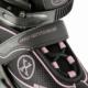 Rolki Nils Extreme NA11008 rekreacyjne regulowane czarne r. 35-38 7