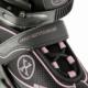 Rolki Nils Extreme NA11008 rekreacyjne regulowane czarne r. 35-38 8