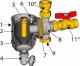 Giacomini Kompaktowy magnetyczny separator zanieczyszczeń 3/4" 3