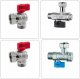 Top-Therm Uniwersalny zestaw zaworów kątowych do kotłów gazowych z filtrami ( 2 szt. 1/2"+ 2szt. 3/4" ) 1