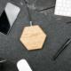 Ładowarka BeWood Slim Hexagon Indukcyjna 1x USB-C 8