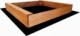 SunWood Piaskownica Drewniana Impregnowana SLIM 120 GRATIS 3