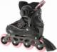 Rolki Nils Extreme NA11008 rekreacyjne regulowane czarne r. 31-34 2