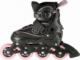Rolki Nils Extreme NA11008 rekreacyjne regulowane czarne r. 31-34 3