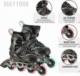 Rolki Nils Extreme NA11008 rekreacyjne regulowane czarne r. 31-34 8