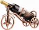 Gold Start Stojak na wino rower retro 1