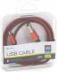 Kabel USB Platinet Micro USB -> USB A 1m Czerwony 2