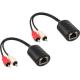 System przekazu sygnału AV InLine RCA (Cinch) x2 - RJ-45 0.1m czarny (89001) 2
