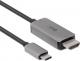 Kabel USB Club 3D USB-C - HDMI 3 m Szary (CAC-1587) 1