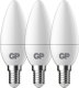 GP 1x3 GP Lighting LED B35 Candle E14, 4,9W (40W) 470lm GP 087823 1