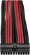 Thermaltake Kable przedłużające do zasilacza, 30cm, czarno czerwone (AC-033-CN1NAN-A1) 2