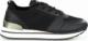 Estetino Sneakersy tekstylne sportowe z lustrzaną wstawką czarne-37 1
