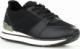 Estetino Sneakersy tekstylne sportowe z lustrzaną wstawką czarne-37 1