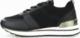 Estetino Sneakersy tekstylne sportowe z lustrzaną wstawką czarne-37 2