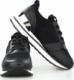Estetino Sneakersy tekstylne sportowe z lustrzaną wstawką czarne-37 4