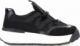 Estetino Sneakersy na platformie z zamszowymi wstawkami czarne-38 1