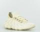 Estetino Sneakersy na koturnie wiązane tekstylne beżowe-37 1