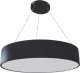 Lampa sufitowa Tope LIGHT MORA LED 40W BLACK 50CM 3800LM 1