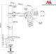 Maclean Uchwyt biurkowy na monitor 13" - 17" (MC-717) 2