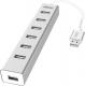 HUB USB Unitek Aluminiowy 7x USB 2.0 + zasilacz (Y-2183) 6